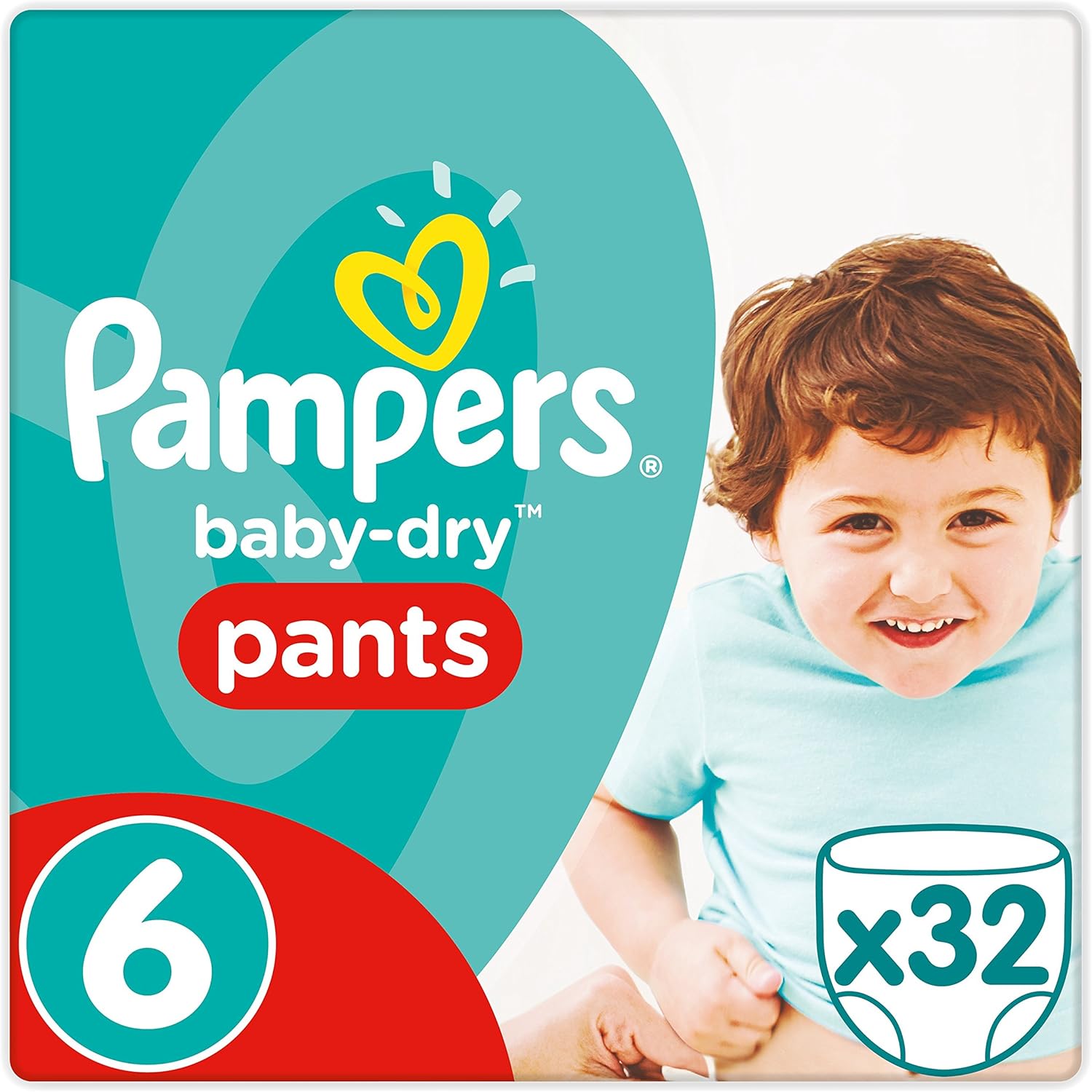 pampers baby dry pants size 6