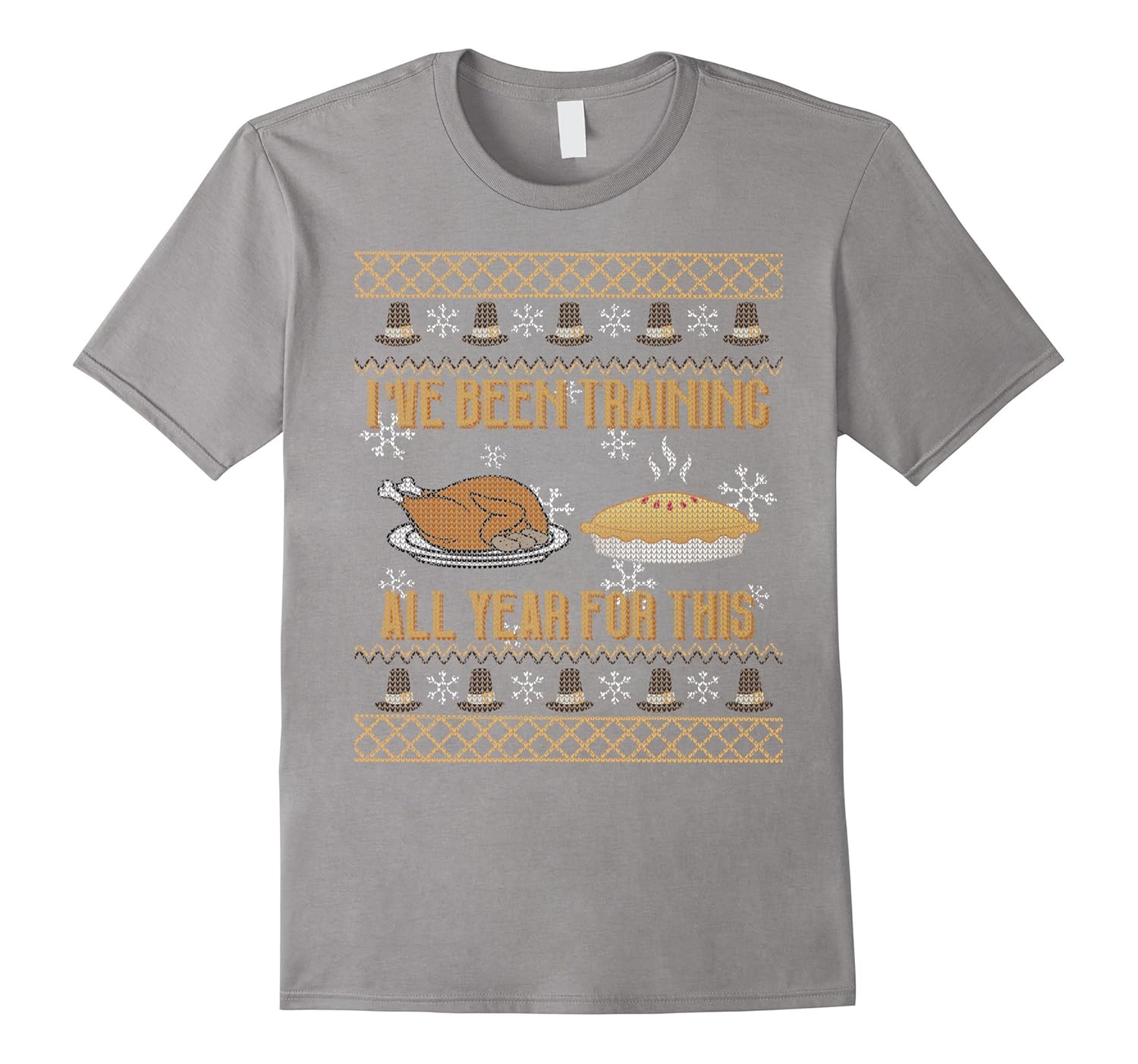 Ugly Christmas Sweater Thanksgiving Training All Year Shirt-ANZ