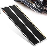 VNN Portable Wheelchair Ramp 7FT, Seamless Non-Slip Aluminum Ramps for Wheelchairs for Home, Handicap Wheelchair Ramps for Home Steps, Aluminum Loading Dock Plates, Doorways