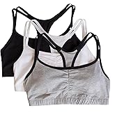 Fruit of The Loom Womens Spaghetti Strap Cotton Sports Bra - All-Day Comfort