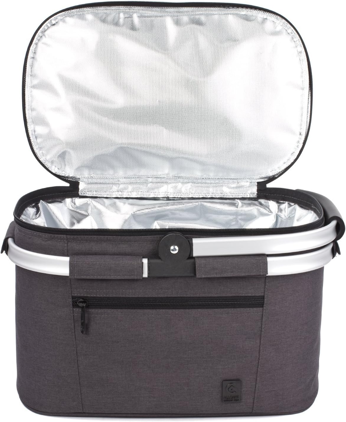 ALLCAMP Cool Bag, Insulated Shopping Basket with Lid, Ice Box Cooler,Removable Picnic Basket for 4 People - Image 5