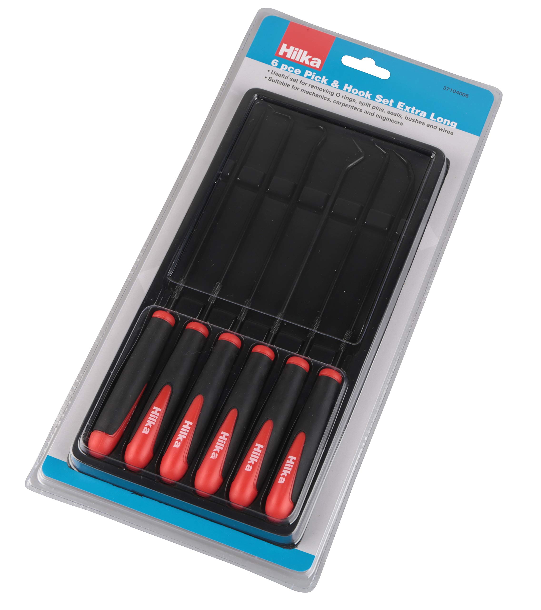 Hilka 37104006 6 PCE Pick & Hook Set Extra Long