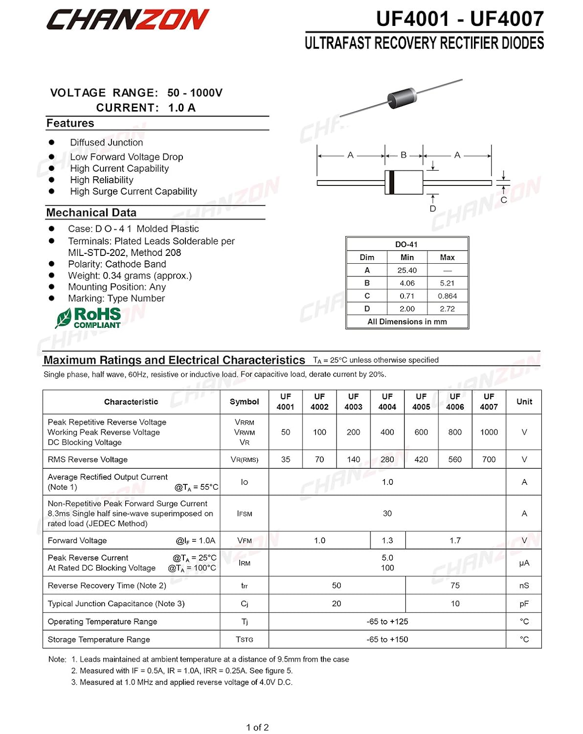 Fr диоды характеристики. Параметры импортных стабилитронов. Fr107 диод характеристики. Uf4004 диод характеристики. Fr207 диод характеристики.