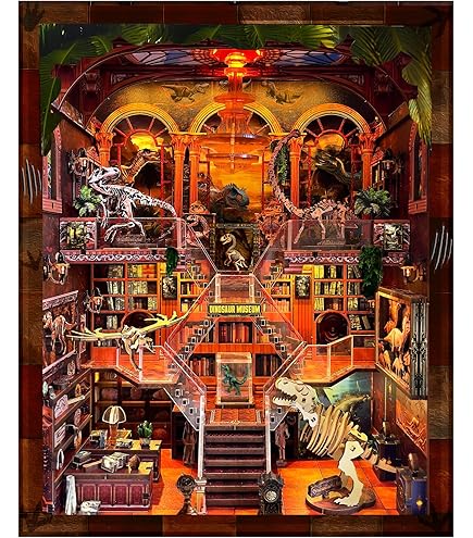 Amazon.com: VORATHIS DIY Wooden Puzzle with Night Light, Miniature