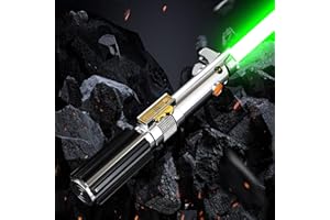 BSTSABER RGB Dueling Lightsaber, Motion Control 39 Sets Sound Effects and 12 Colors Change, Smooth Swing Metal Handle Light Saber for Adults, Boys Cosplay Gifts (RGB)
