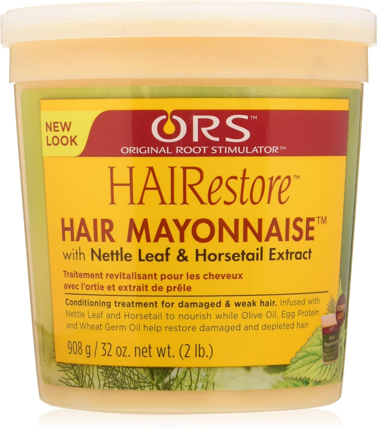 Ors Mayonnaise Capillaire Traitement Pour Cheveux Abimes 908 G