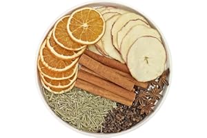 PEXTIAN Potpourri Simmering, Warm House Stovetop Potpourri with Cinnamon, Cloves, Apple, Orange, Rosemary and Star Anise, Simmer Pot Ingredients for Home Fragrance, Housewarming, Hostess Gift