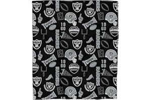PEGASUS HOME FASHIONS Las Vegas Raiders 50'' x 60'' Collage Icons Polar Fleece Blanket