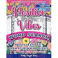 Inspirational Word Search for Adults, Teens & Seniors: Large Print Word Search Puzzle Book to Keep the Brain Active…