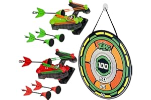 Zing Air Storm Wrist Bow Pack – 2 Wrist Bows, 6 Velcro‑Tipped Foam Arrows & 1 Fabric Target, Safe Indoor Archery Toy for Kids