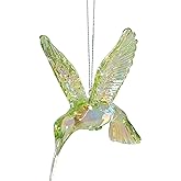 C&F Home Sparkling Green Hummingbird Christmas Ornament Versatile Spring Springtime Xmas Festive Winter Holidays Home Artificial Real Hanging Tree Premium Luxury Decor Decoration Green