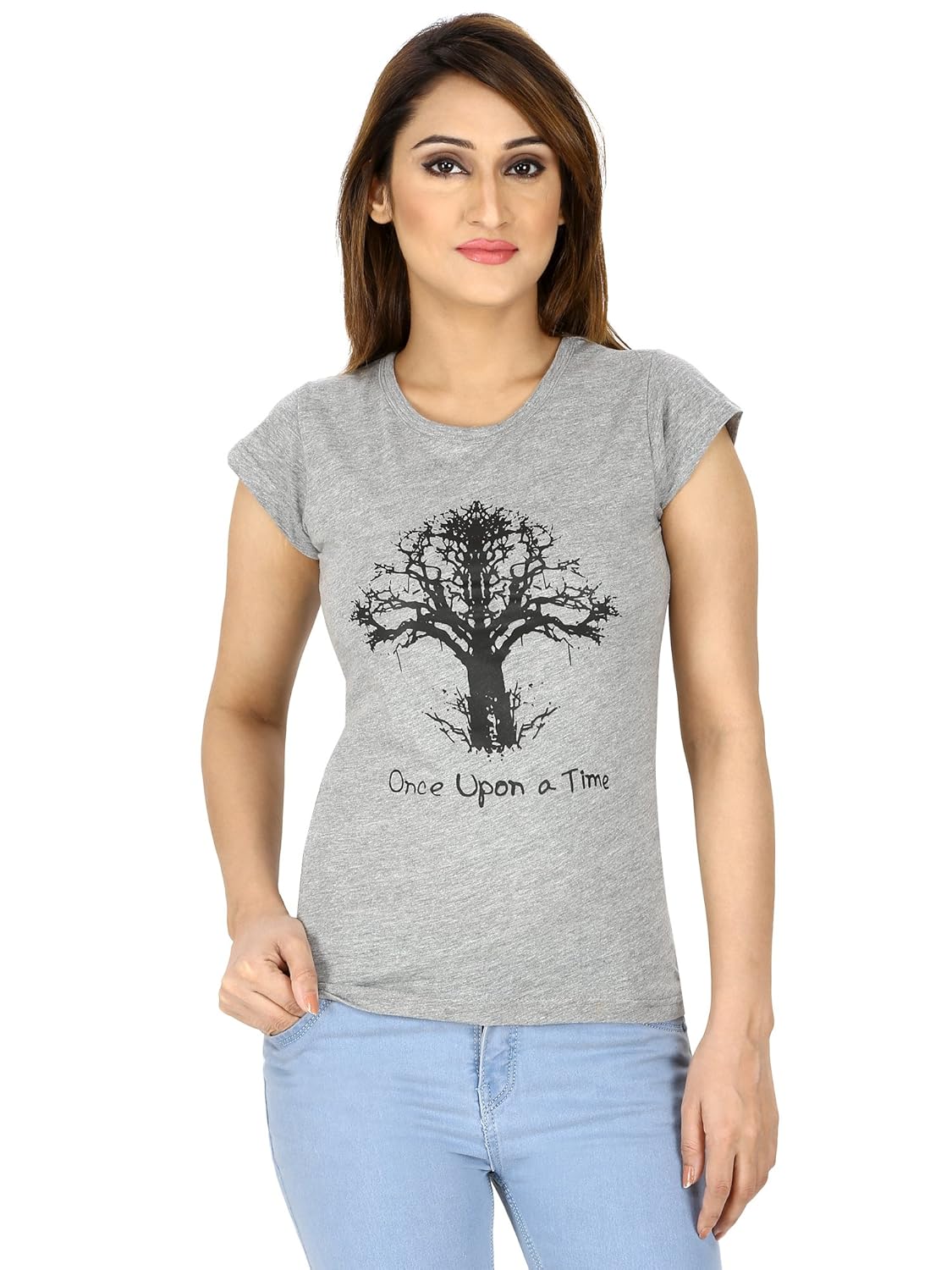 harry & sally women round neck t-shirt combo (pack of 2)