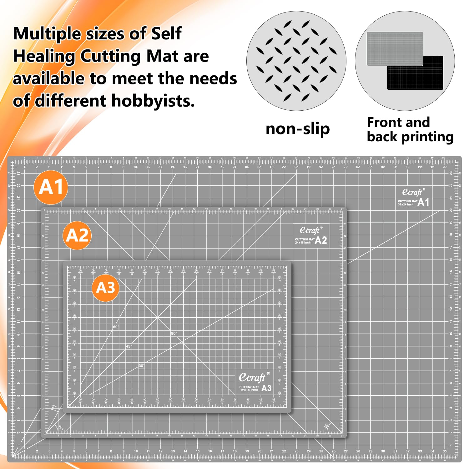 Ecraft Large Self Healing Cutting Mat: 24