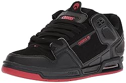 Osiris Men's Peril Skate Shoe, Black/Red, 10