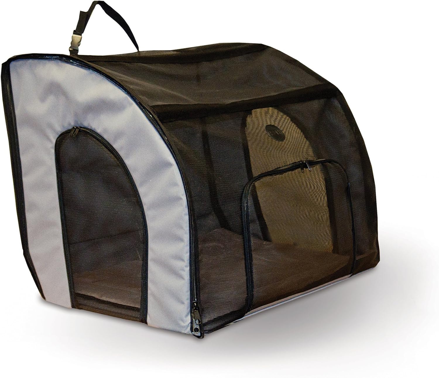 K&H Pet Products Travel Safety Pet Carrier Small Gray 17" x 16" x 15" : Pet Carriers : Pet Supplies