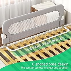 UPGOGO Folding Bed Rail for Toddlers,Baby Bed Rail