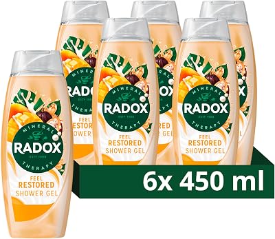 Radox Mineral Therapy Feel Restored Shower Cream 6x450ml Brand New