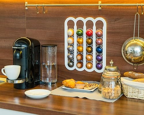 Demi's Home Adhesive Coffee Pod Holder for Nespresso Vertuo