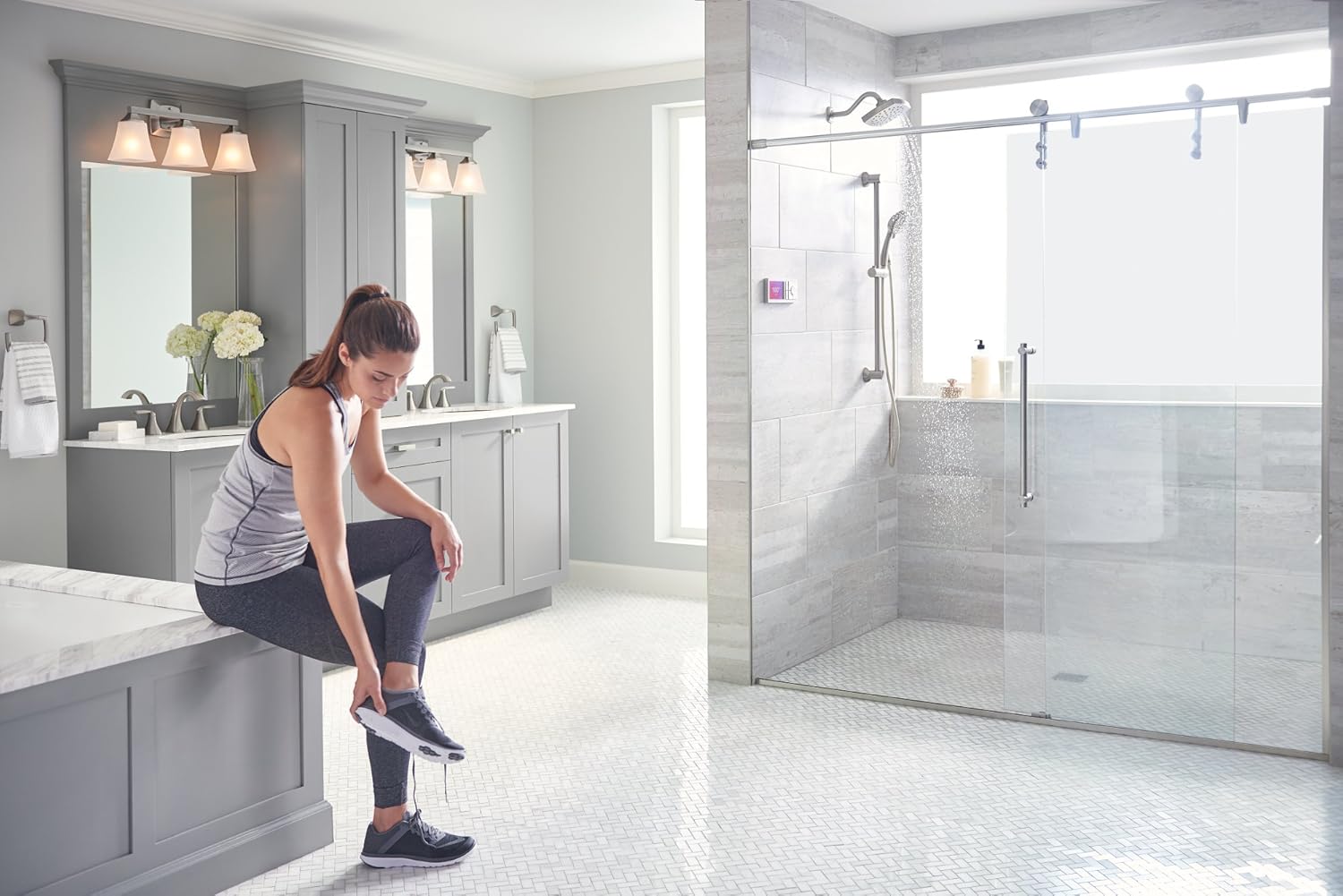 Moen 3669EPORB Handheld Showerhead with 69-Inch-Long Hose Featuring 30-Inch Slide Bar, Oil-Rubbed Bronze - Shower Arms And Slide Bars - 