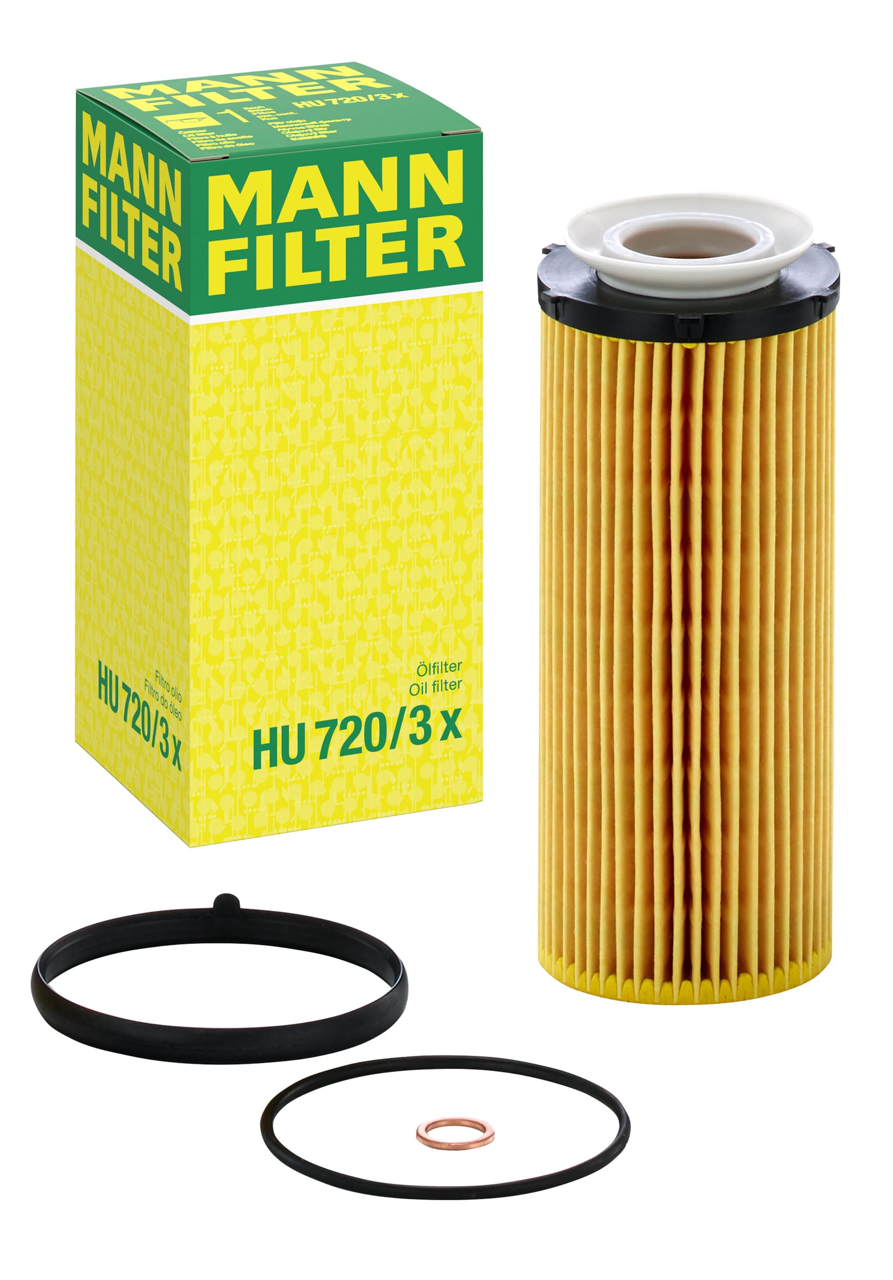 MANN-FILTER HU 720/3 x Oil Filter - CARS + TRANSPORTERS