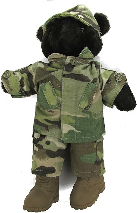 teddy bear army uniform