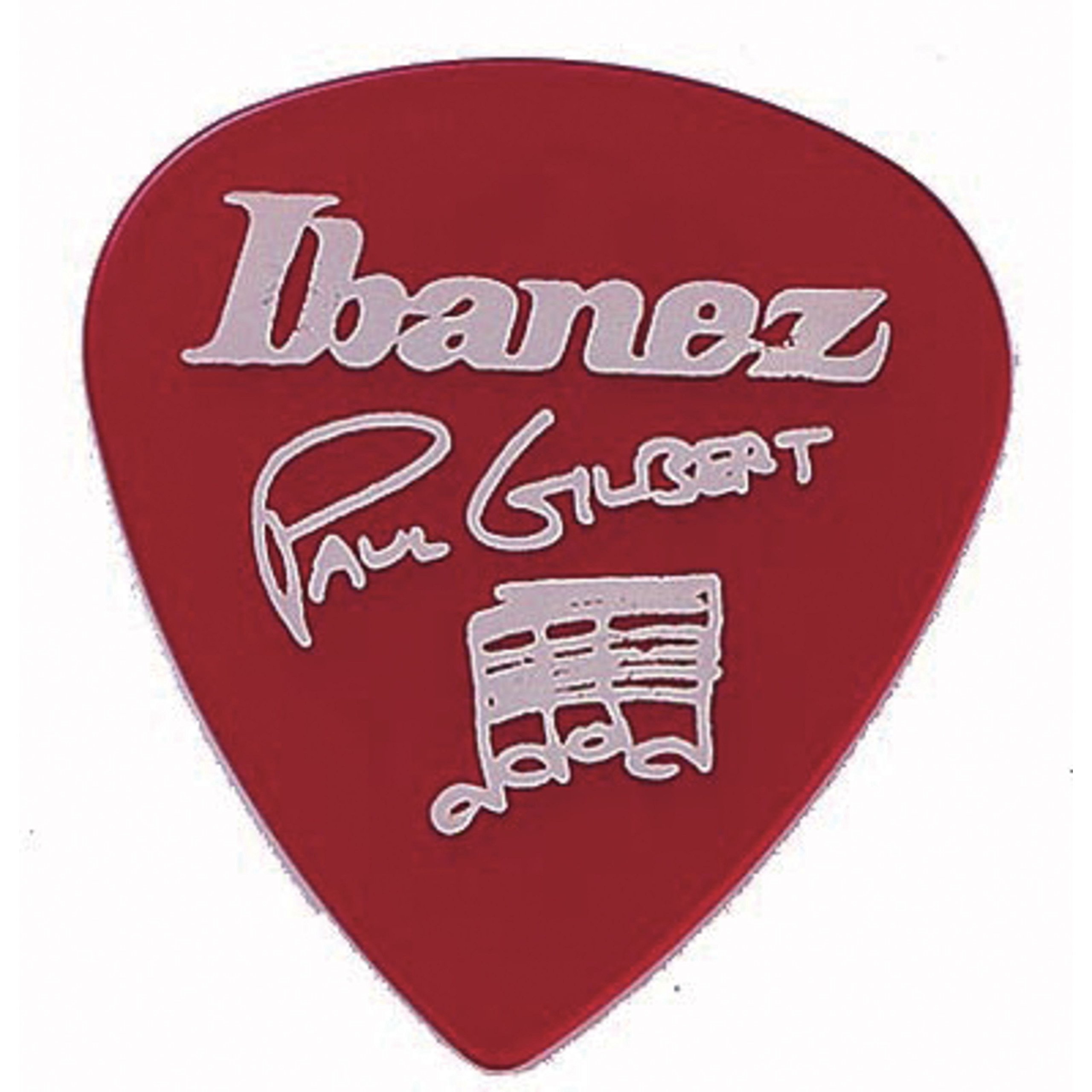 Ibanez Paul Gilbert Plectrums - Candy Apple (Blister Pack of 5)