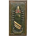 Generic Hast Shilp Handmade Maa Linga Bhairavi 3D Relief Table Art, Multicolor