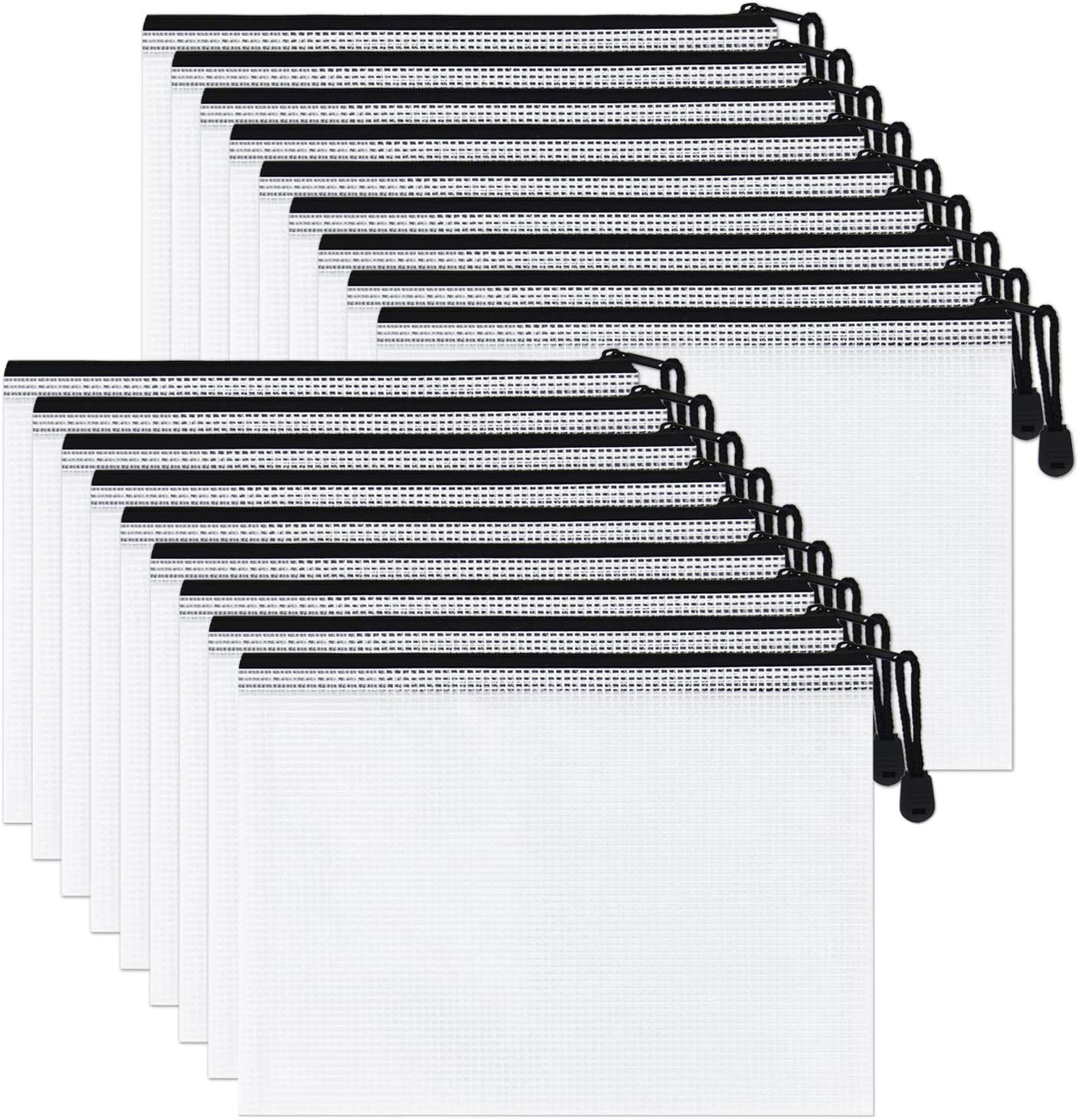 A5 Plastic Zip Folders