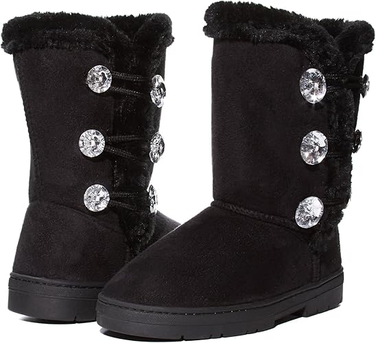 girls fur lined boots