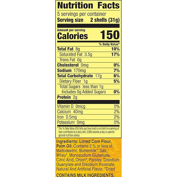 OLD EL PASO STAND ‘N STUFF TACO SHELLS, ZESTY RANCH, GLUTEN FREE CRUNCHY CORN TACO SHELLS, 10 CT, 5.4 OZ