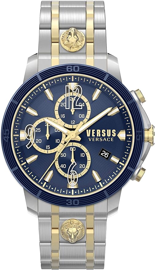 Versus by Versace Bicocca VSPHJ0620 Men's Two Tone Gold Stainless Steel