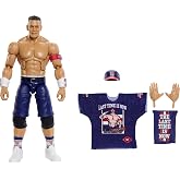 Mattel WWE Elite John Cena Action Figure &amp; Accessories, Series #127 | WWE Action Figure, 6-inch Collectible Superstar with 25 Articulation Points &amp; Swappable Hands​​​