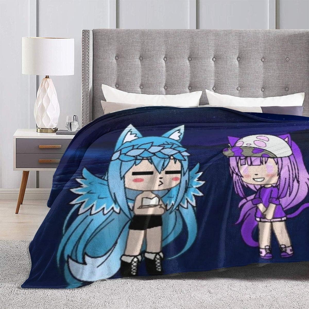 Manta De Franela Ligera Para Dormitorio Sala De Estar Maichengxuan Gacha Life Sofa Y Felpa Mantas Para Cama Hogar Y Cocina Kudzuandcompany Com