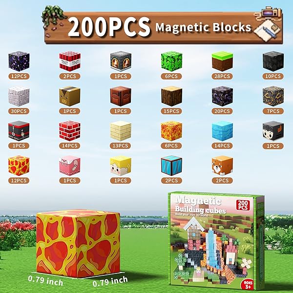 DINOSAUR PILLOW 200 PCS BUILDING BLOCKS, 3D CONSTRUCTION BUILD TOYS, STEM SENSORY BUILDING CUBES GIFTS FOR VALENTINES DAY, EASTER BASKET STUFFERS (MULTICOLOR-200PCS)