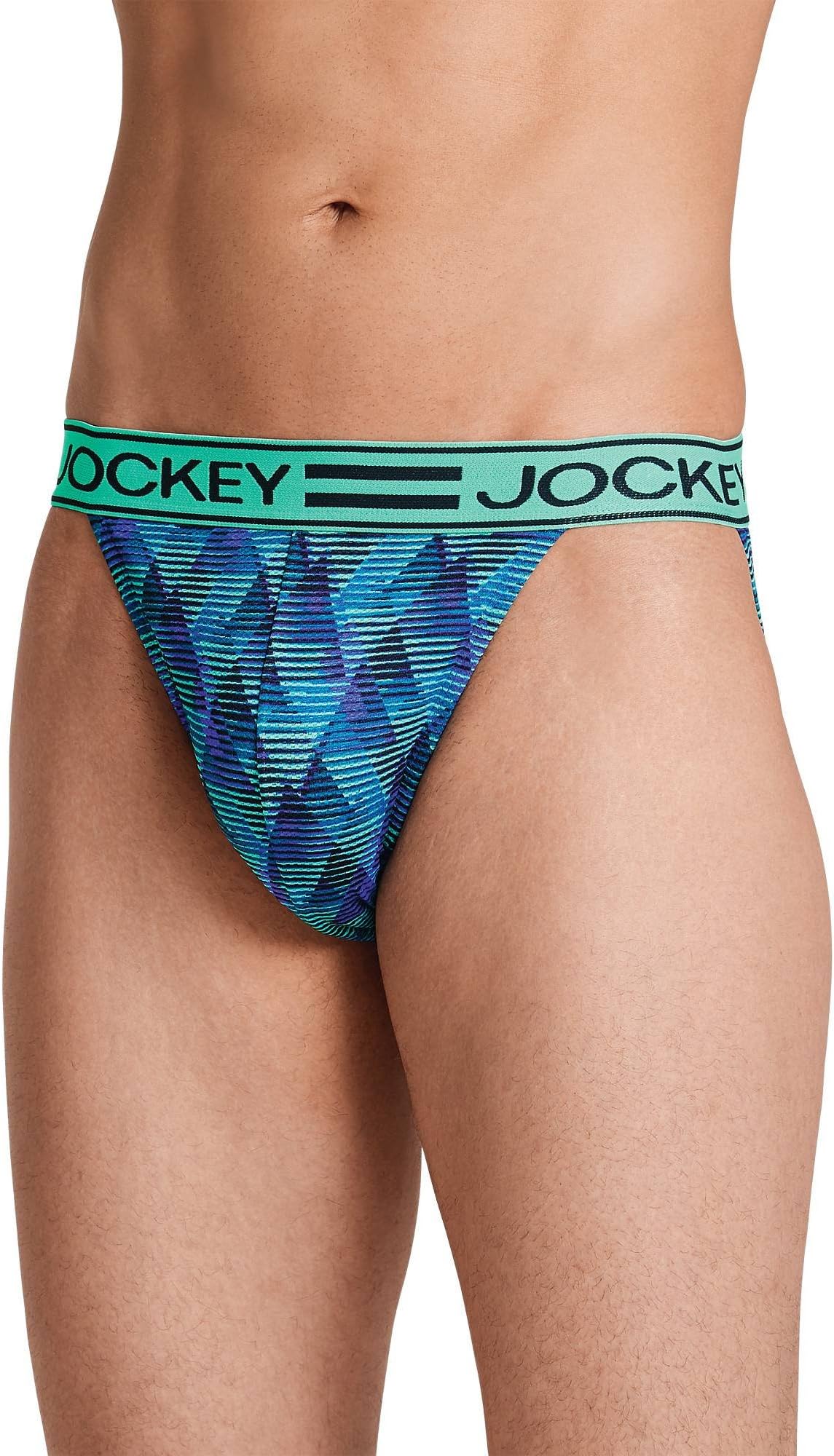 Jockey Men's Underwear Sport Cooling Mesh Performance String Bikini