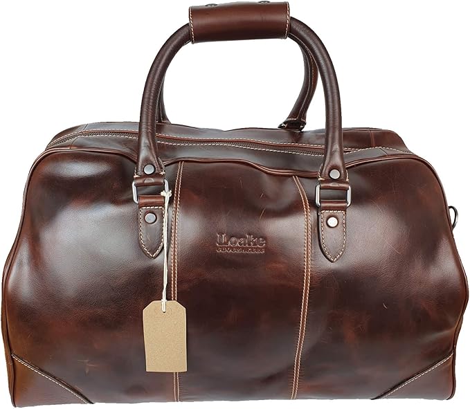 Loake Burghley Chestnut Brown Overnight Bag One Size Amazon.co.uk