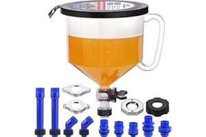 SMART JERRY - Coolant Bleeder Kit, Universal Radiator Burping Funnel, No-Spill Coolant Funnel, Flush Kit