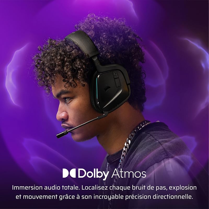 Void v2 Casque de Jeu sans Fil avec Bluetooth – Carbone