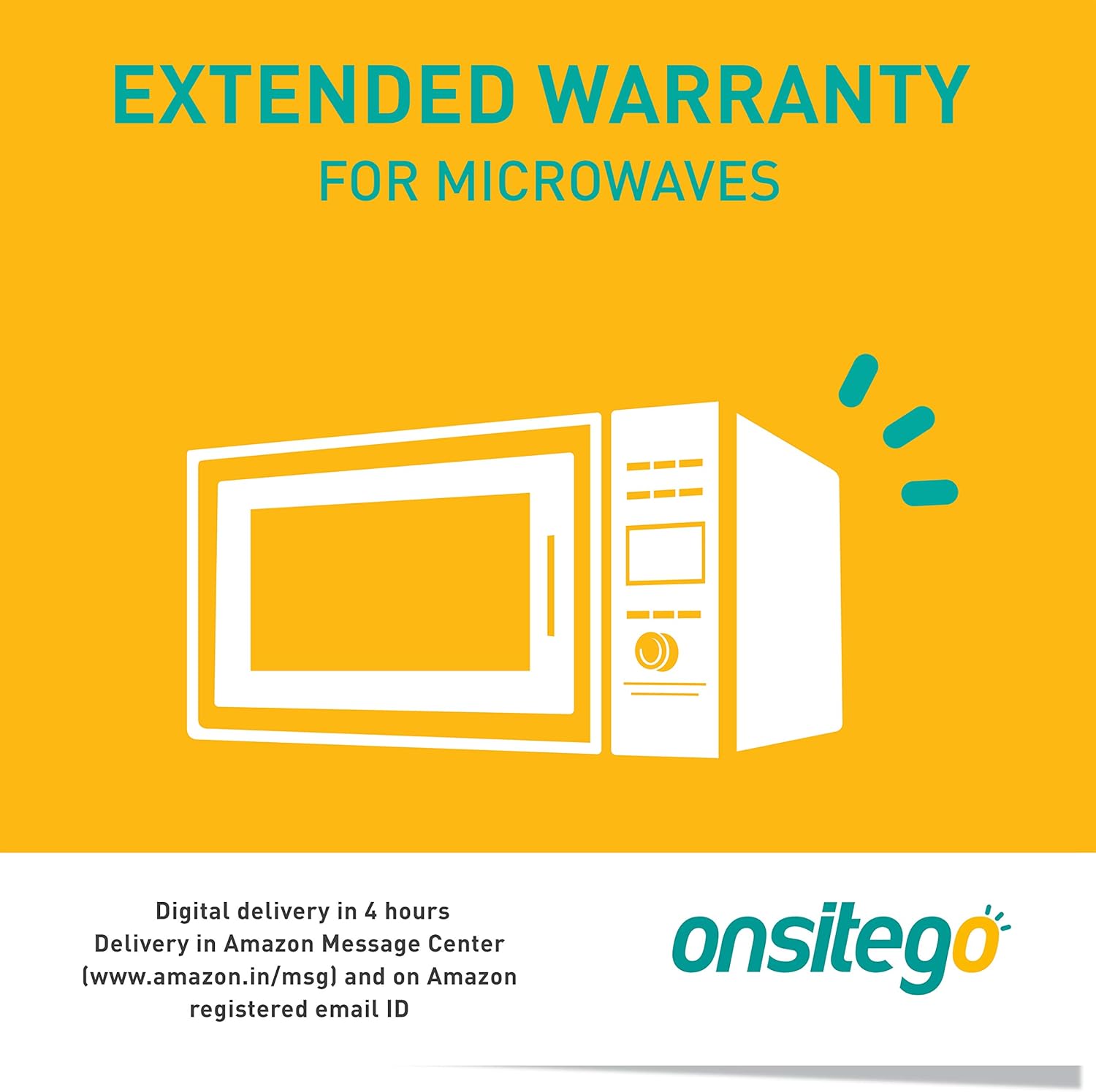 OnsiteGo 1 Year Extended Warranty for Microwave Amazon.in Electronics
