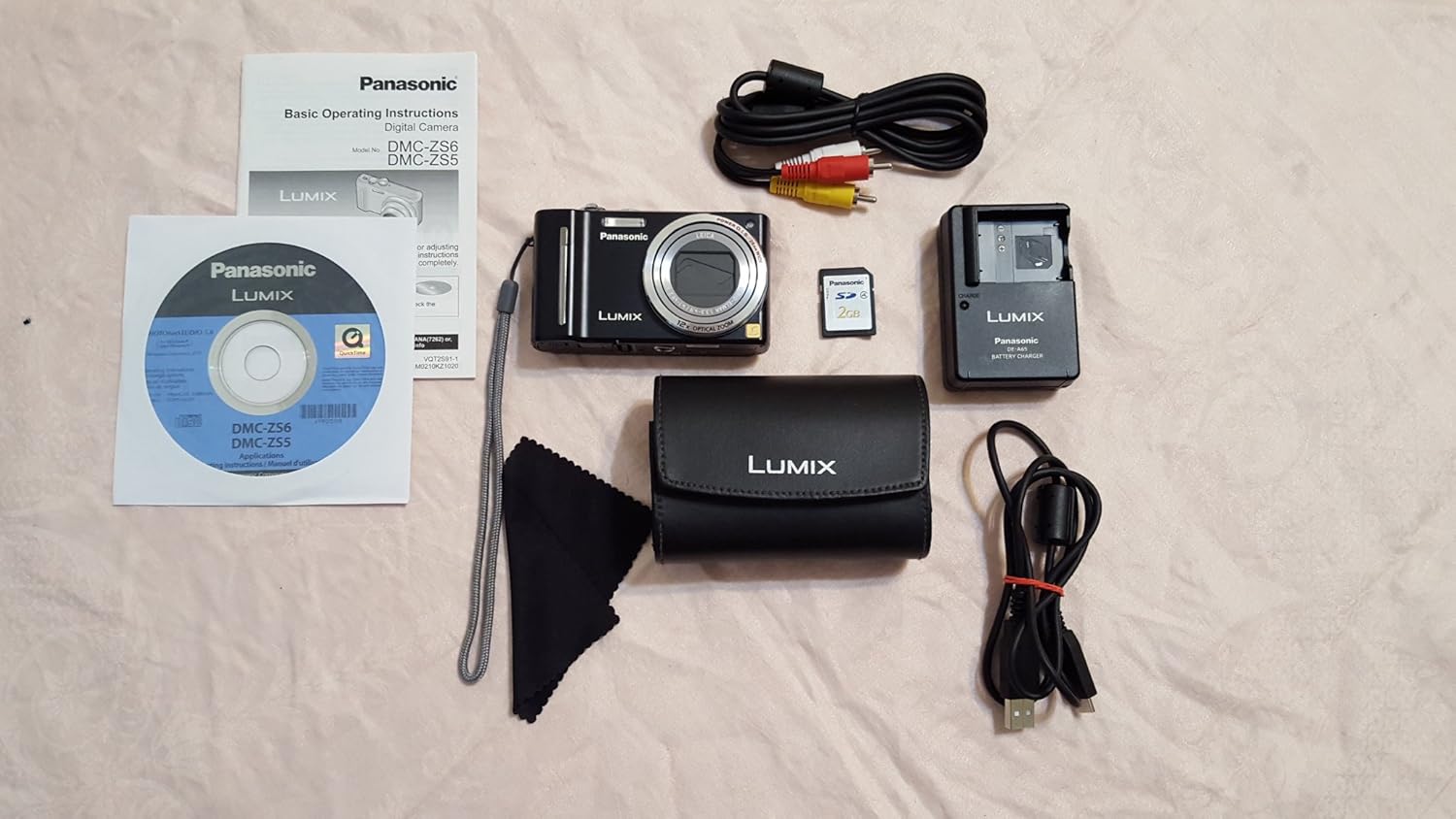 Amazon.com : Panasonic LUMIX DMC-ZS6 12.1 MP DIGITAL CAMERA BLACK - 3.0 "  TFT Screen LCD Display!! : Luminix Cameras : Camera & Photo