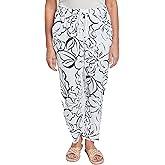 Royalty for Me Womens Women's Double Gauze Relaxed Fit Cropped Pant with Frayed Hem Deal