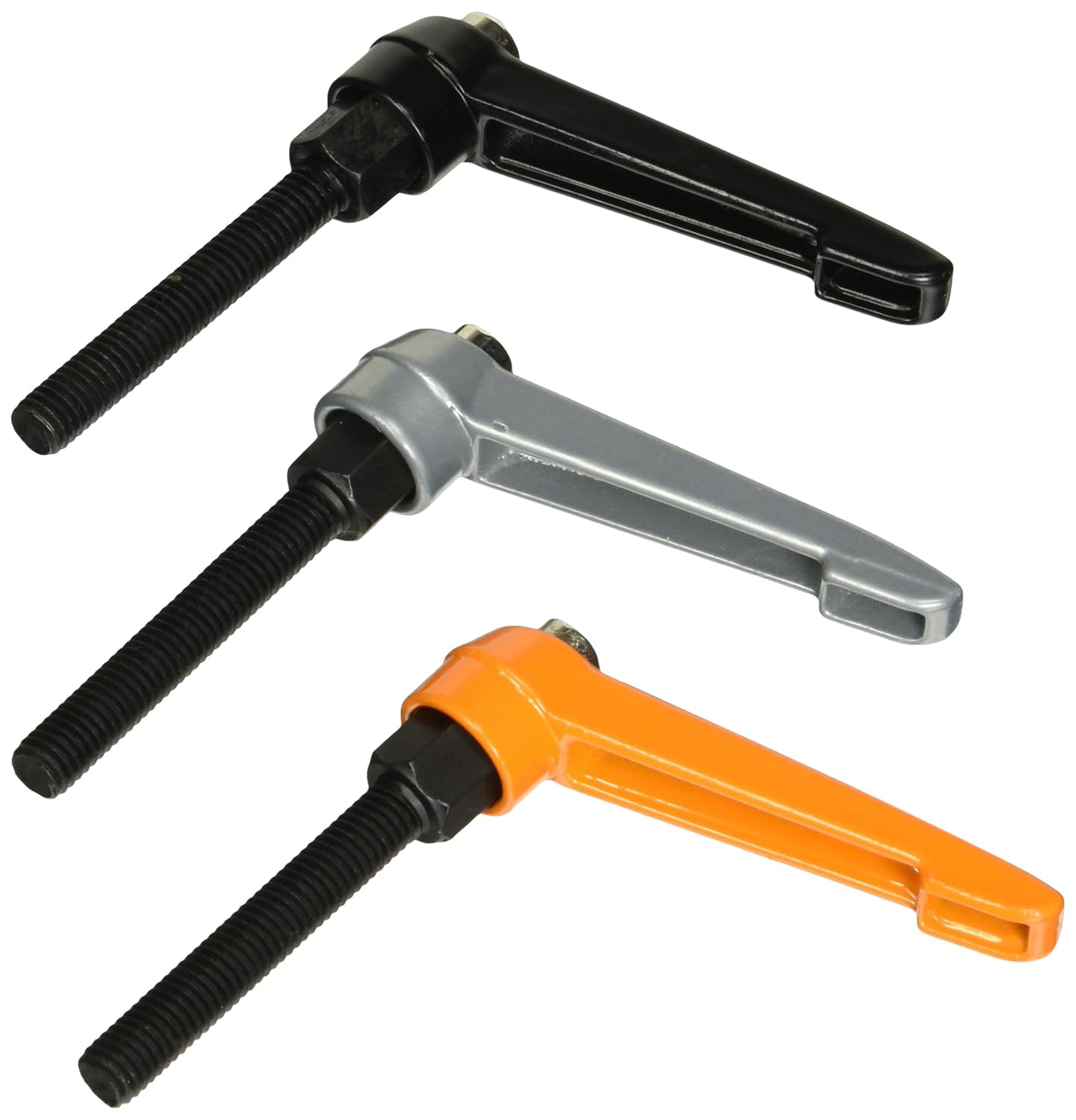 Othmro 1 pomello nero 8 mm (M8) x 50 mm filettatura di ricambio a stella viti di serraggio