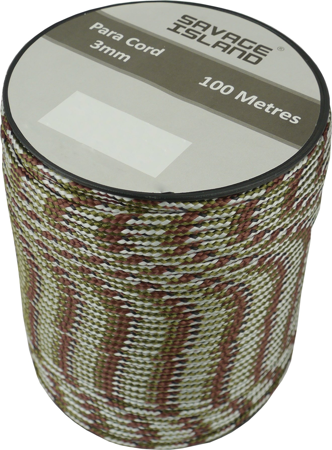 Savage Island 100m Reel Paracord 3mm, 30+Colors | Ideal for Crafting, DIY, Camping, Survival, Outdoor, Gadren | Tactical Cord Rope Roll