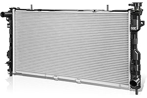Auto Dynasty Radiator Compatible with 2005-2007 Chrysler Voyager Dodge Caravan 3.3L / 3.8L AT, DPI 2795 Factory Style 1-Row Cooling Radiator, Aluminum Core