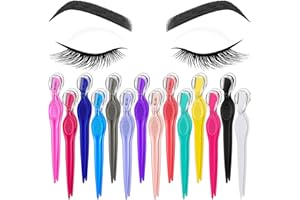 Mudder 28 Pcs Eyebrow Razor Knife Shaver Trimmer Shaver Multipurpose Exfoliating Tool Facial Hair Removal for Women Valentine Gift Giving (Color Mixing)