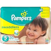 Pampers Swaddlers Diapers Size 5 20 count