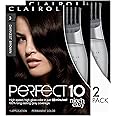 Clairol Nice'n Easy Perfect 10 Permanent Hair Color, 3 Darkest Brown, Pack of 2