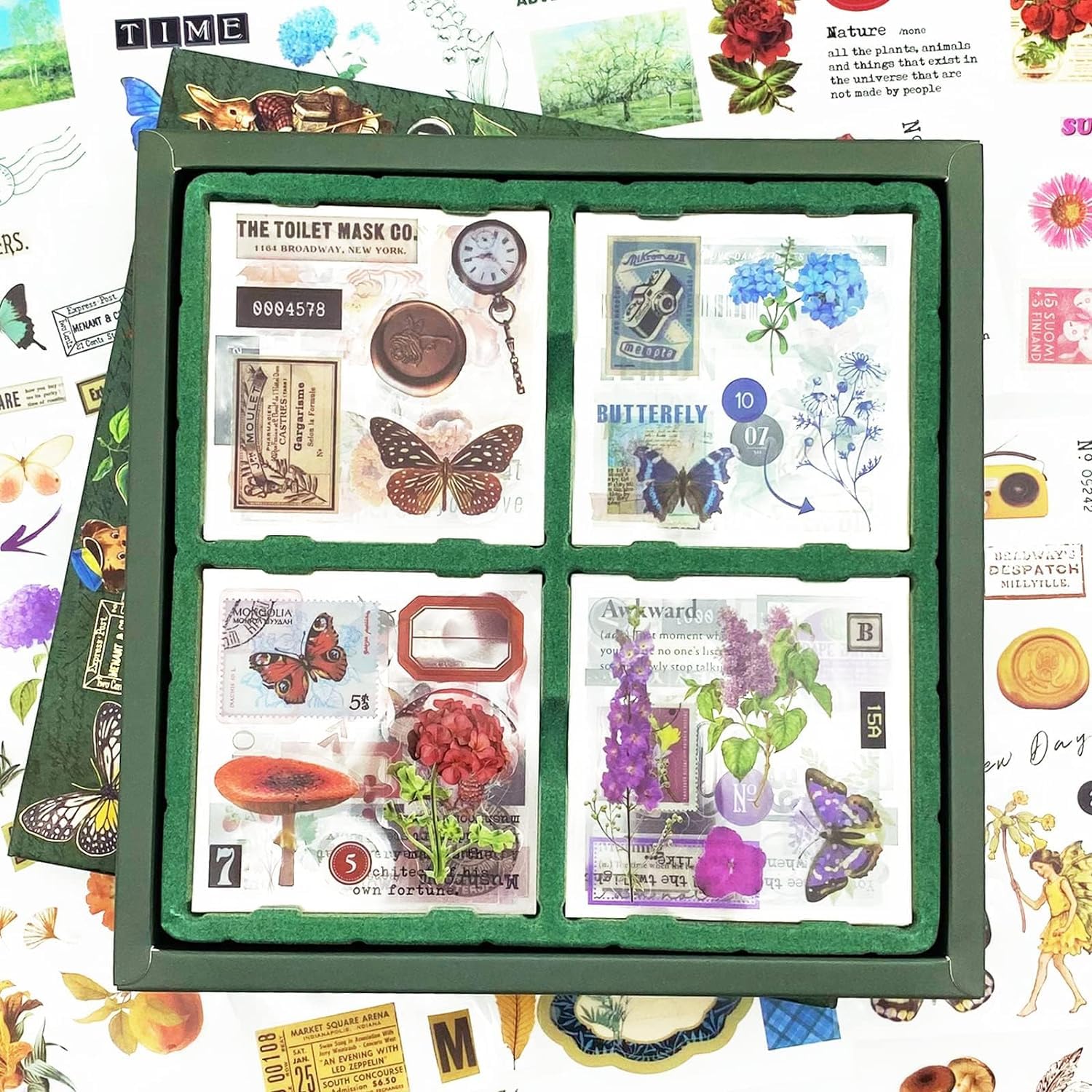 643 Pcs/100 Sheets Stickers for Scrapbooking，Scrapbooking Stickers丨Bullet Journal Stickers for Journaling for Scrapbooking,Bullet Journal Accessories,Journaling Accessories etc