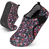 Scurtain Barefoot Water Shoes for Women Men Beach Swim Aqua Socks Summer Quick-Dry Sandals Slippers