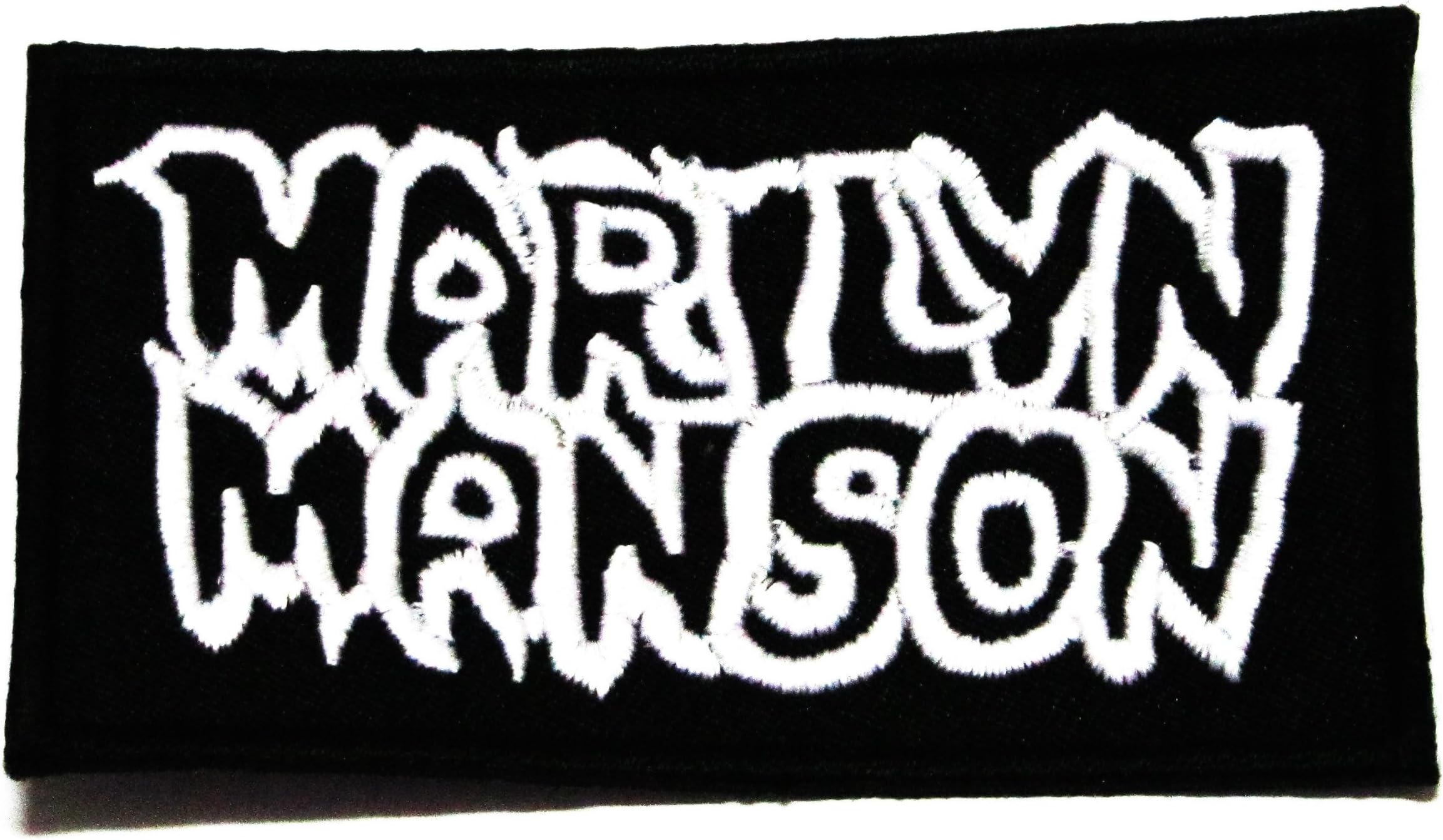 MARILYN MANSON Goth Logo Iron On Patch FREE SHIPPING by veniga